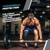 POWERLIX Knee Compression Sleeve - Best Knee Brace for Knee Pain for Men & Women  Knee Support for Running, Basketball, Volleyball, Weightlifting, Gym, Workout, Sports - (Light Blue XL) view 4