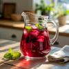 1lb Dried Whole Hibiscus Flowers and Petals, Flor de Jamaica, Sorrel Flower, Zobo Flower perfect for Tea and Mexican Agua Fresca by 1400s Spices view 3