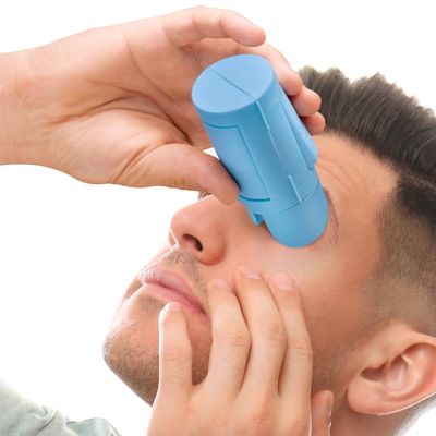 Peermax Drop Direct Eye Drop Dispenser  Eye drop guide aid for seniors and elderly, Assist device for all ages, Easy to use eye dropper helper, Works with most eye drop bottles, instructions included