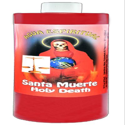 1 BOTTLE HOLY DEATH SPIRITUAL WATER-SANTA MUERTE AGUA ESPIRITUAL 16OZ - MAGICK PAGAN