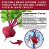 USDA Plant.O Premium Organic Beet Root Tablets [1350mg Beets Powder] with Black Pepper for Extra Absorption - Nitric Oxide Supplement view 2