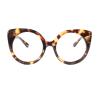 Photochromic Reading Glasses Transition women round cat cute Sunglasses Hyperopia Presbyopia with diopters (leopard, 600) view 3