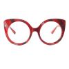 Photochromic Reading Glasses Transition women round cat cute Sunglasses Hyperopia Presbyopia with diopters (red, 475) view 3