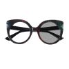 Photochromic Reading Glasses Transition women round cat cute Sunglasses Hyperopia Presbyopia with diopters (green, 300) view 1