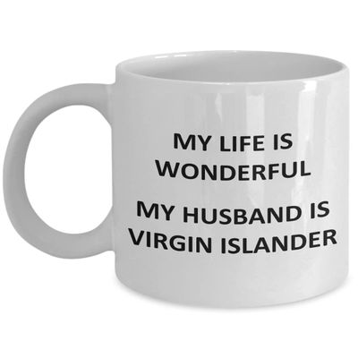 Mug for Virgin Islander Wife Mother Mom Birthday Virgin Islands Coffee Cup Tea