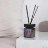 1set Diffuser Bottle Wooden Lid Refillable Rattan Diffuser Jar for Home Fragrance Chic Design for and Natural Scent view 3