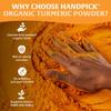 HANDPICK Organic Turmeric Powder with Curucmin(14oz)100% Pure, Natural view 4