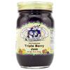Amish Wedding All-Natural Old Fashioned Triple Berry Jam 18 Ounces (Pack of 2) view 1