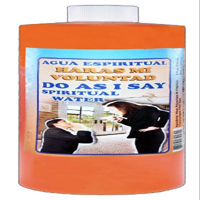 1 BOTTLE DO AS I SAY SPIRITUAL WATER-HARAS MI VOLUNTAD AGUA ESPIRITUAL 16OZ - MAGICK PAGAN