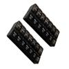 2pcs Day Pill Organizer Storage Boxes for Convenient Daily Use Easy Open Design for Home Travel Elderly Needs view 1