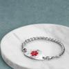 ASTERY Customized Medical Alert ID Celtic Knot Bracelet for Women with Free Engraving,Personalized Emergency Identification Bracelet Medical Alert ID Jewelry,6.0 to 9.0 Inches view 2
