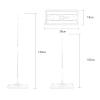 Mop, Good Water Absorption Microfiber Reusable Mop Head Durable Adjustable Stainless steel Rod High Efficiency Cleaning Tool (Color : A) view 2