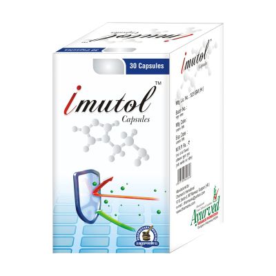 Ayush Remedies Imutol Immunity Capsules, 30 Pills, Pack of 2 (60 Capsules), White