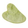 SHARVGUN Gua Sha Scraping Massage Facial Tool Green Jade Stone for Face Body SPA Acupuncture Therapy Trigger Point Treatment Removes Toxins Prevents Wrinkles view 1