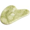 SHARVGUN Gua Sha Scraping Massage Facial Tool Green Jade Stone for Face Body SPA Acupuncture Therapy Trigger Point Treatment Removes Toxins Prevents Wrinkles view 2