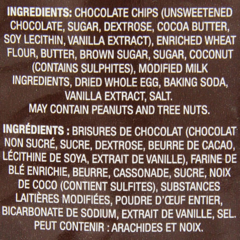 President's Choice Decadent Chocolate Chip Cookies, 300g/10.6oz, 3 Pack, Imported from Canada