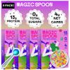 Magic Spoon Cereal - High Protein Cereals - Sugar Free Snacks & Breakfast Food - Grain & Gluten Free Cereal - Healthy Snacks for Kids & Adults - Low Carb & Keto Friendly - 4 Pack, Fruity view 1