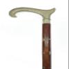 Zubaida Nauticals Derby Canes and Walking Sticks - Victorian Stick 37" Vintage Ebony Black Wooden Cane for Men and Women - Nickel Plated Cane with Handle in Silver Tone view 1