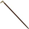 Stick Handmade Wooden Walking Cane with Eagle-Head Shaped Brass Handle, 37.2 x 4 x 1 inches, Gold view 3