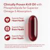 100% Pure Organic Antarctic Krill Oil 1000mg, 60-Days, Omega 3, Highest Concentration 56% Phospholipids, EPA Choline, Astaxanthin, Wild Caught, Sustainable, Supports Heart, Brain, No Fish Oil view 3