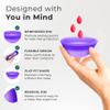 CareCup Reusable Menstrual Disc - Set of 2 Soft, Flexible Menstrual Discs for Women - Medical-Grade Silicone Period Cups for Leak-Free, Comfortable Protection - Eco-Friendly, Sustainable (2 Small) view 3