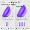 CareCup Reusable Menstrual Disc - Set of 2 Soft, Flexible Menstrual Discs for Women - Medical-Grade Silicone Period Cups for Leak-Free, Comfortable Protection - Eco-Friendly, Sustainable (2 Small) view 4