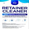 Retainer & Denture Cleaner Tablets - 4 Months Supply (120 pcs) Dental Retainers for Aligner - Mouth & Night Guards - False Teeth Whitening - Removes Odor & Plaque (120 Pcs) view 2