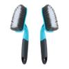 2-Pack Scrub Brush for Cleaning with Long Handle, Medium Firm Brush Bathroom Cleaning Supplies and Bathtub Cleaner and Shower Cleaning, Multi-Scene Use for Kitchen or Carpet view 1