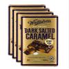 Whittaker's Dark Salted Caramel Chocolate Block (Pack of 4) Made in New Zealand view 1