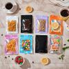 100 Pack Mylar Bags - 2.8 x 4 Inch Resealable Smell Proof Bags Foil Pouch Flat Bag with Front Window Purple view 3