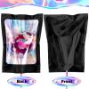 100 Pack Mylar Bags - 4 x 6 Inch Resealable Smell Proof Bags Foil Pouch Flat Bag with Front Window Black view 3