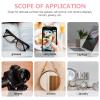 EXCEART 50pcs Glasses Cleaning Cloth Microfiber Cleaning Cloth for Glasses Cleaning Cloths for Lens Glasses Cloth Lens Cleaning Cloths Screen Spectacle Lenses Fiber Keyboard view 4