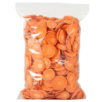 homeemoh Freeze Dried Fruits Chunks, 250g(8.82oz) Large Bulk Bag Natural Organic Fruits Snacks Chunks, Non-GMO,Carrot