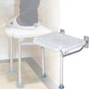 WZFANJIJ Folding Shower Seat - Durable, Foldable Bath Seats with Wall Mounted Chrome Brackets - Chairs for Showering for Adults, Elderly, and Seniors view 1