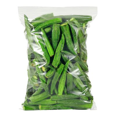 homeemoh Freeze Dried Fruits Chunks, 250g(8.82oz) Large Bulk Bag Natural Organic Fruits Snacks Chunks, Non-GMO,Okra