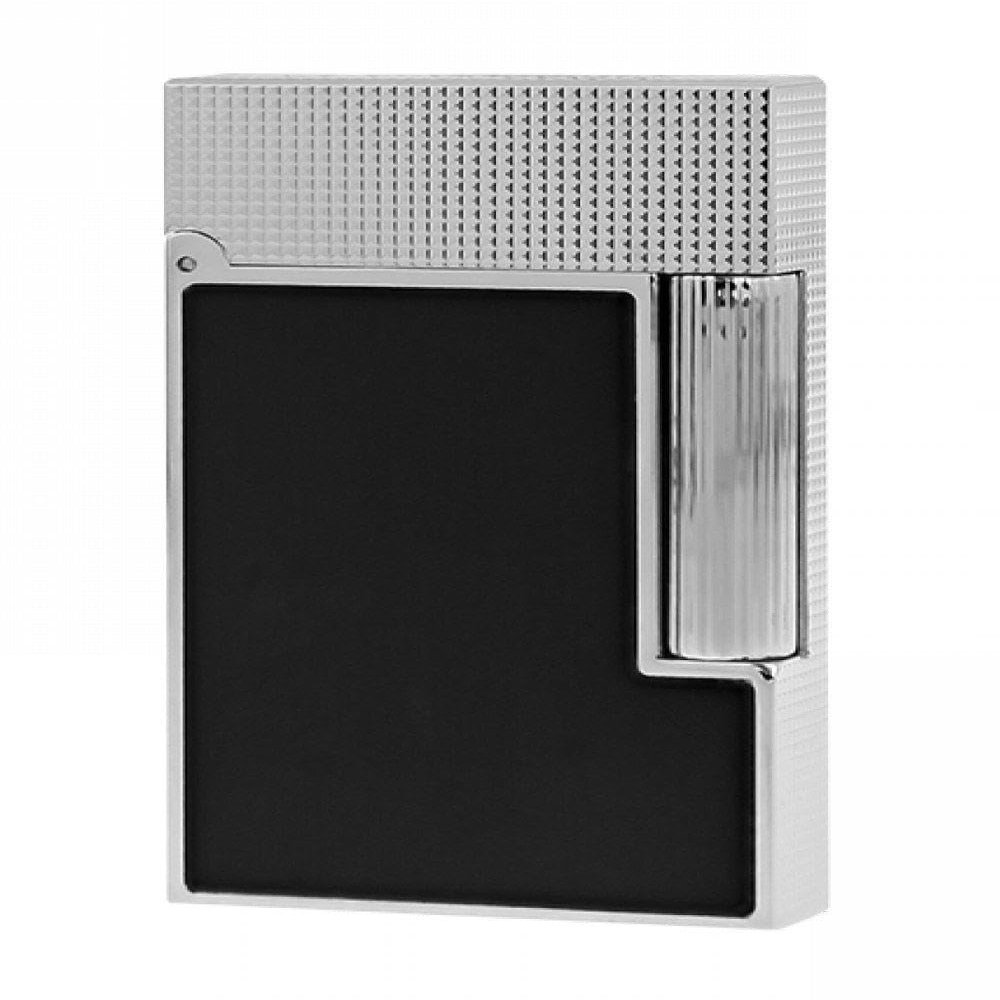 S.T. Dupont Ligne 2 Palladium and Matte Black Cling C16602 Lighter