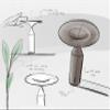 Bloomy Lotus Leaf Ultrasonic Aroma Diffuser, Space Grey | Artfully Designed & Inspired by Nature | Whisper-Quiet Operation, Ambient LED Lighting, Long Misting Times, BPA-Free view 3