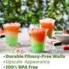 Comfy Package [Case of 1,000 12 oz. Crystal PET Clear Plastic Cups for Party - Ideal for Cold Beverages, Smoothies, and Parties view 3