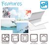 100-Pack All Occasion Greeting Cards, Assorted Blank Note Cards, 4 x 6 inch, 6 Japanese Watercolor Designs, Blank Inside, by Better Office Products, with Envelopes, 100 Pack view 3
