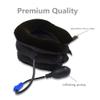 2 Pack Cervical Neck Traction Device Inflatable Collar Brace Adjustable Neck Stretcher Neck Support for Spine Alignment and Chronic Neck Pain Relief(Brown) view 3