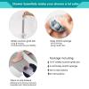 16 Inch Long Suction Grab Bar for Bathroom Indicator Light, Suction Shower Balance Assist Bar Support Rail Helping Handle for Tub Elderly Seniors Handicap Strong Suction Bathtub Grips Non Slip Sticker view 3