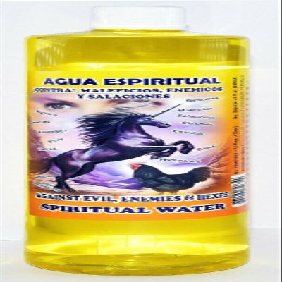 1 BOTTLE AGAINST EVIL, ENEMIES & HEXES SPIRITUAL WATER CONTRA MALEFICIO 16OZ MAGICK WICCA