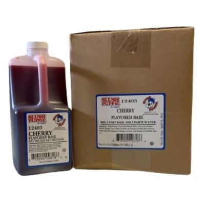 Slush Puppie Cherry Flavored Base 6 - .5 Gallons
