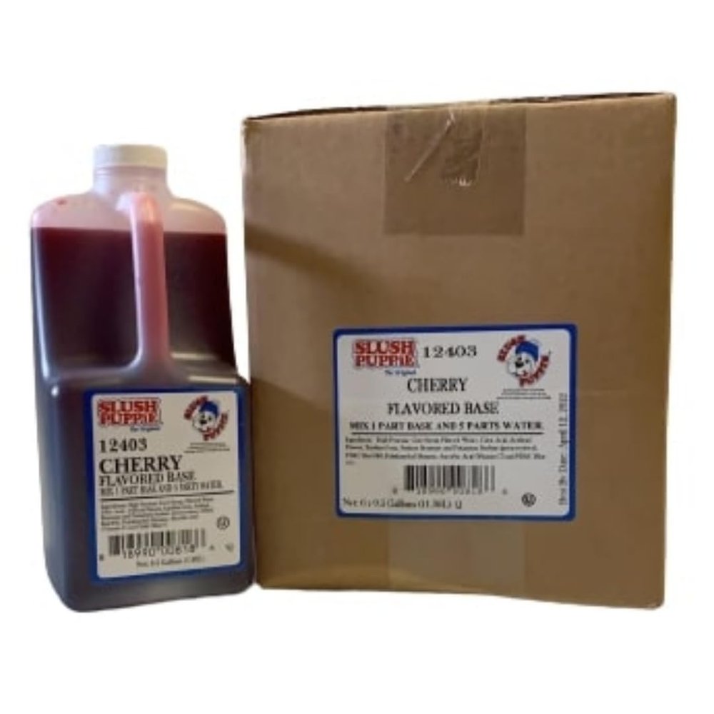 Slush Puppie Cherry Flavored Base 6 - .5 Gallons