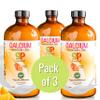 GreenPeach Liquid Calcium for Kids - Magnesium, D3 & Zinc Supplement - Calcium Citrate & Vitamin D3 Kids Calming Syrup - No Sugar No Artificial Flavors - Vegetarian Kosher (3-Pack) view 1