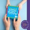 Happy Birthday Cookies 4 PACK Gift Basket for Kids Men Women | Decorated Sugar Cookie Gift Box | Individually Wrapped Party Favors Nut Free (Birthday, Standard Box) view 3