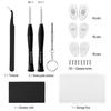18 Pairs Eyeglass Nose Pads, Eyeglasses Repair Kit with Screwdrivers, Nose Pads, Screws, Tweezer, Cleaning Cloth for Glasses, Glasses and Sunglass Nose Pad Replacement view 2