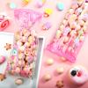 Geyee 100 Pieces Sweet Party Favors Ice Cream Treat Bags Plastic Candy Clear Cellophane Gift Bags with 100 Silver Twist Ties for Girls Kids Sweet Birthday Baby Shower Decorations Supplies view 4