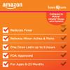 Amazon Basic Care Infants' Ibuprofen Oral Suspension Drops, 50 mg per 1.25 mL, Berry Flavor, For Minor Aches and Pains, Sore Throat, Headache Relief and More, 1 fl oz (Pack of 1) view 3
