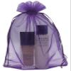 100pcs Purple Organza Gift Bags 6X9 Inch Small Mesh Drawstring Pouch Jewelry Bags for Wedding Party Favor Halloween Goodie Treat Bag view 2